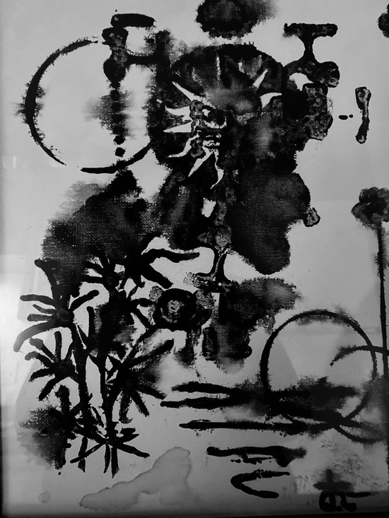 Other - Fashion design Wall Art Abstract Black & White art print Framed signed & dated